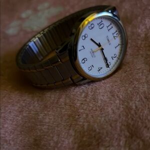 Timex Analog Watch Gold and  Silver Classic